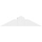 Ekena Millwork Portland Architectural Grade PVC Gable Bracket, 36"W x 9"H x 4"D x 6"F, 6/12 Pitch GBP036X09X0406POR00 - alternate 2